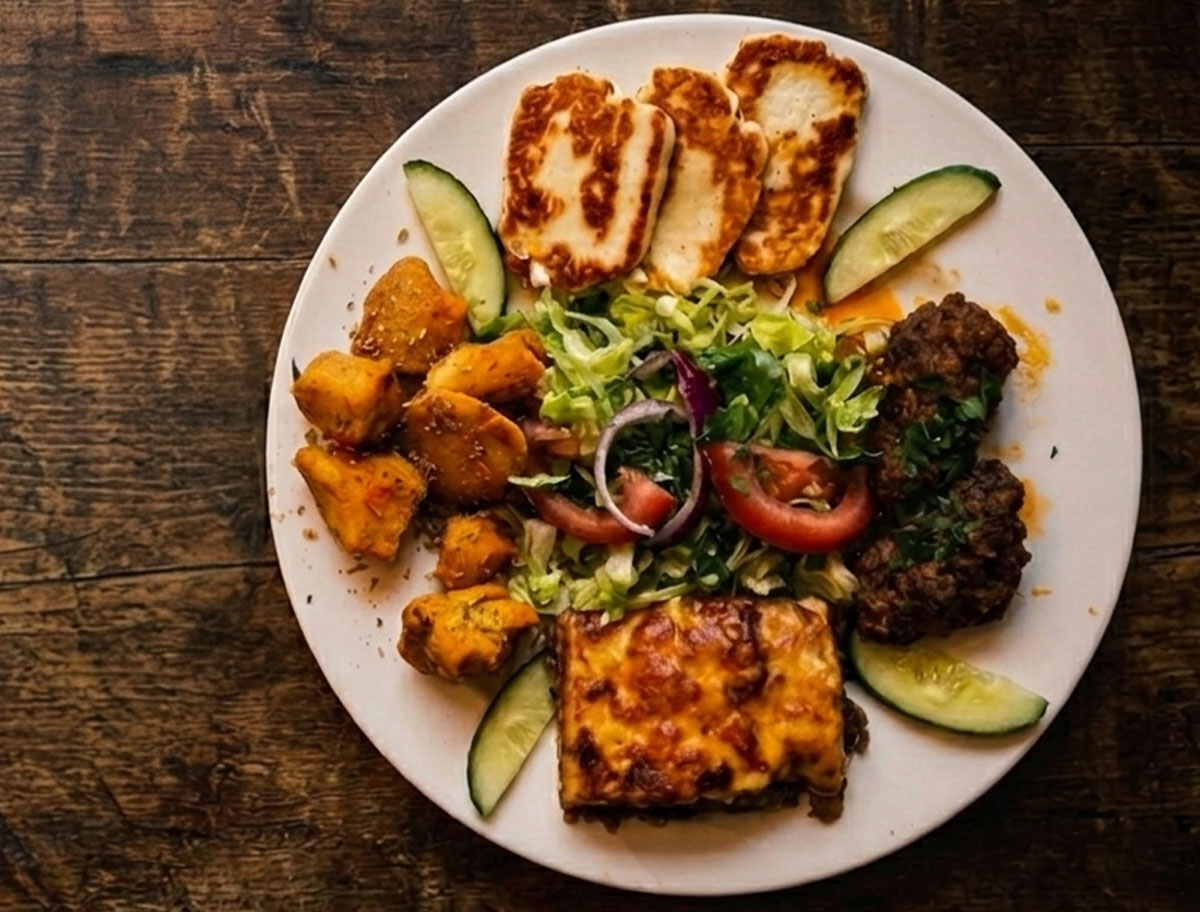 Hot & Meat Meze Platter